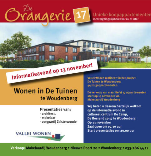 95 Orangerie-advertentie